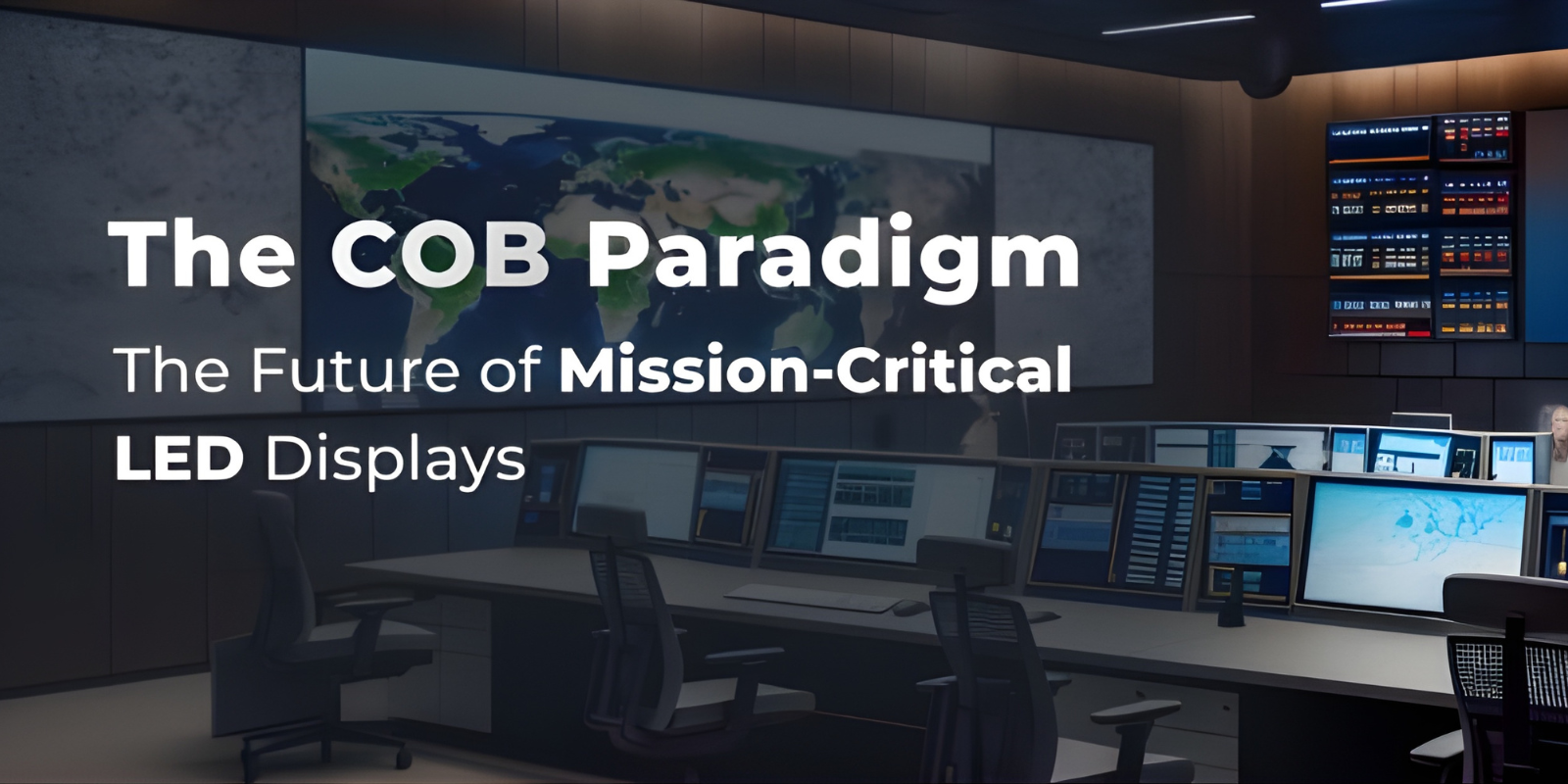 The COB Paradigm: The Future of Mission-Critical LED Displays