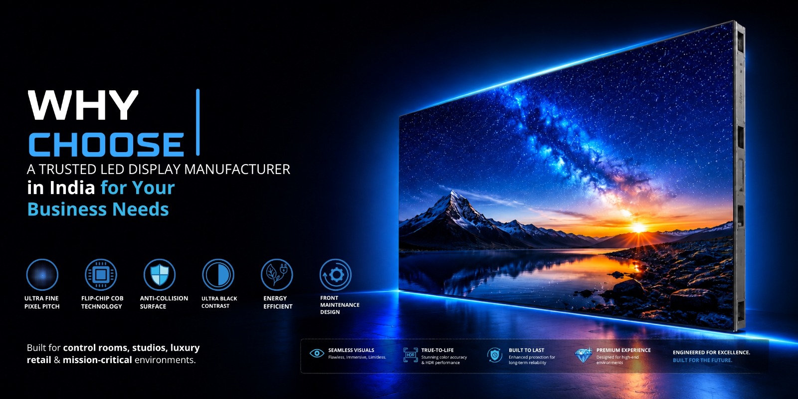 Why Choose a Trusted LED Display Manufacturer in India for Your Business Needs 