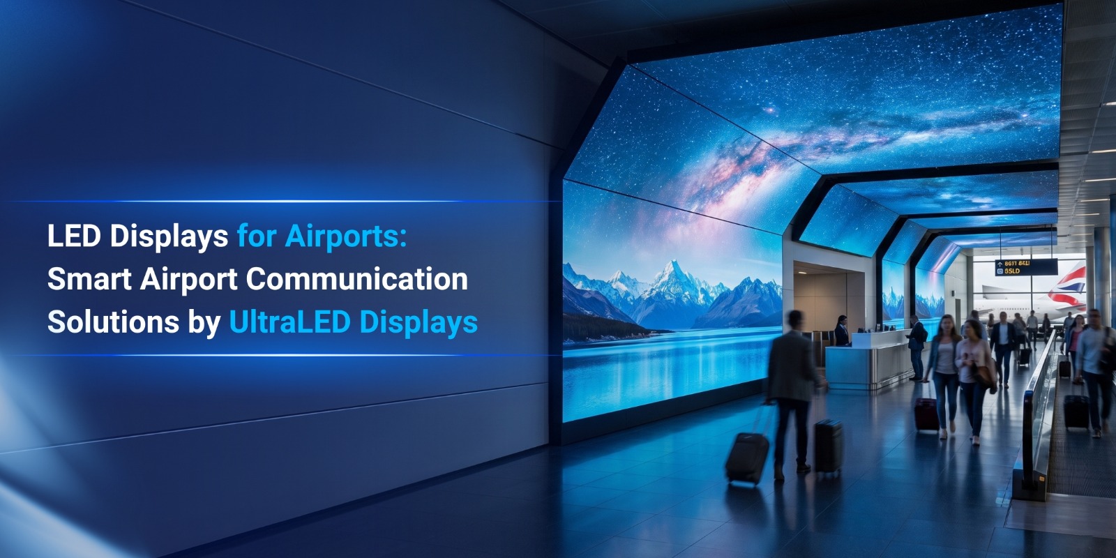 LED Displays for Airports: Smart Airport Communication Solutions by UltraLED Displays